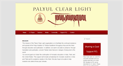 Desktop Screenshot of palyulclearlight.org